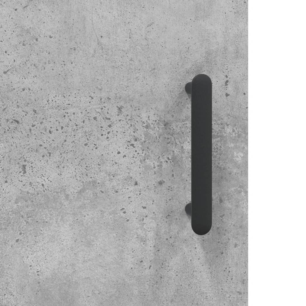 vidaXL 2 Door Concrete Grey Highboard Image 9