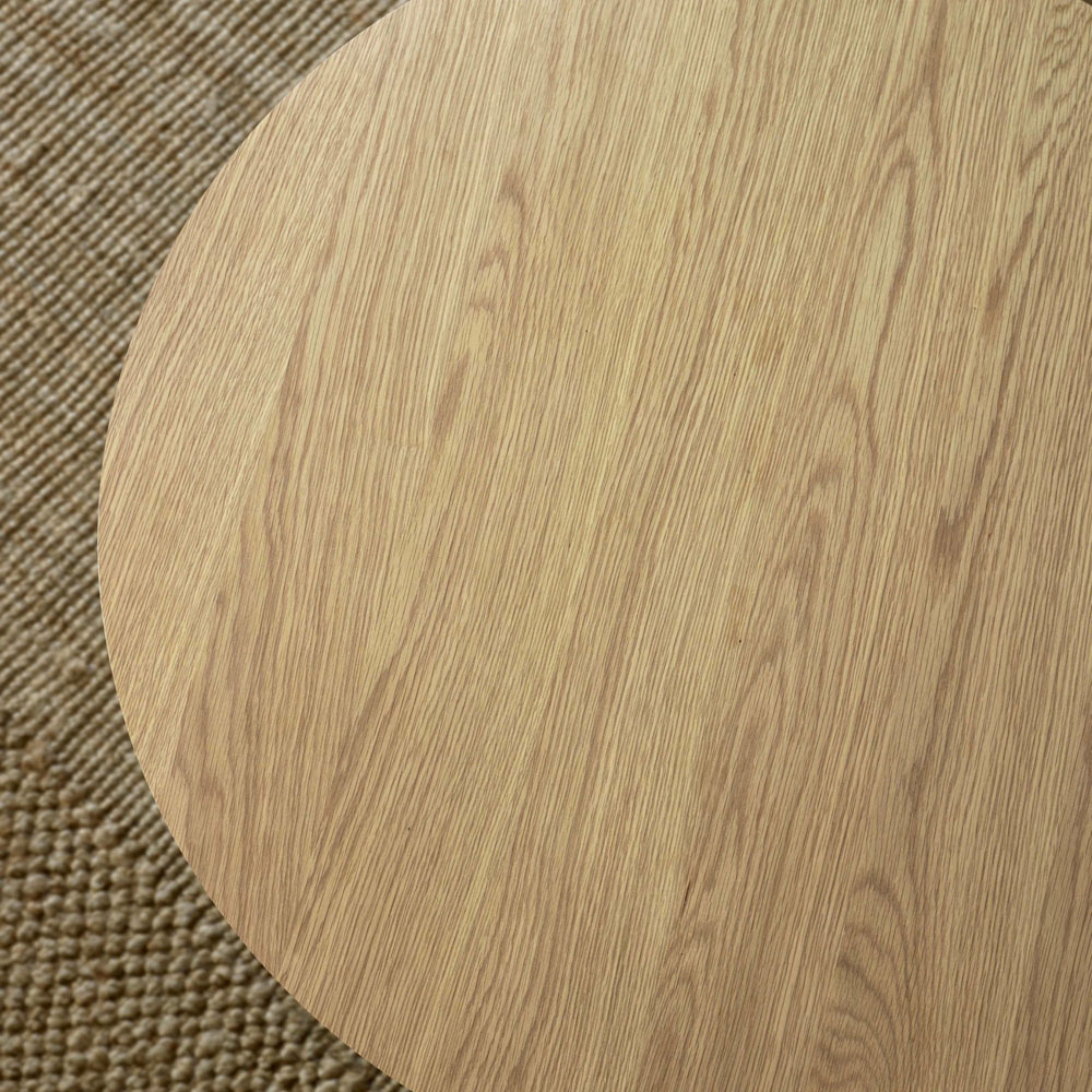 Julian Bowen Ollie Natural Oak Round Coffee Table Image 4