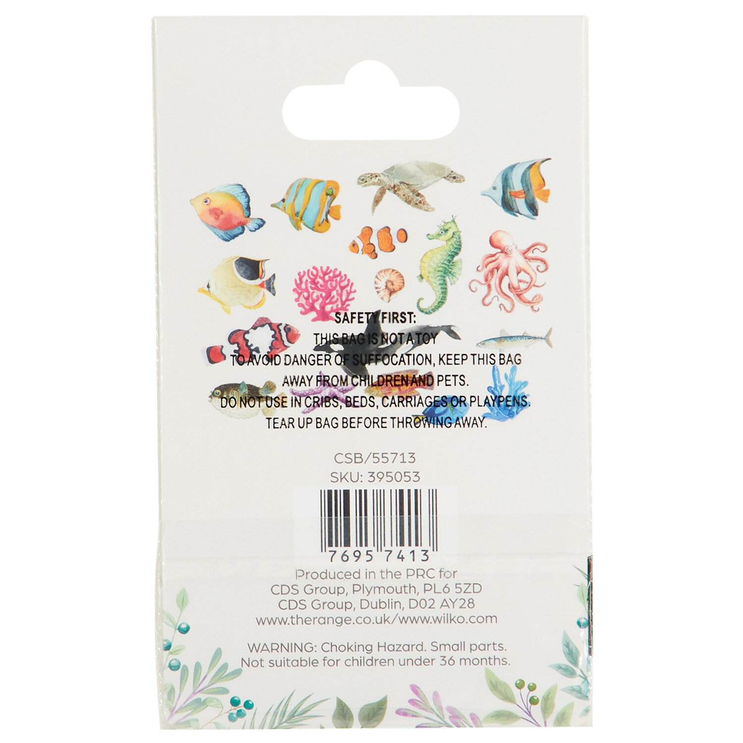 Pack of 18 Transparent Stickers - Multicolour / Sealife Image 2
