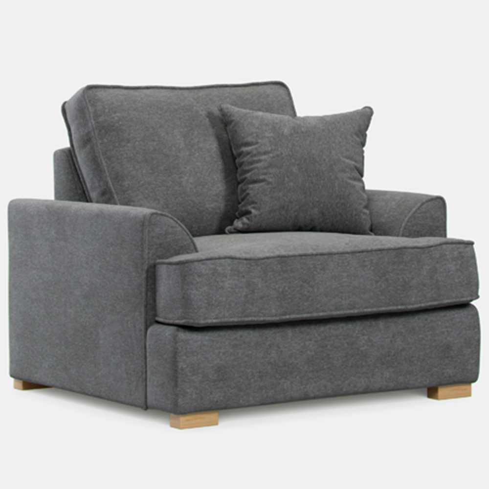 Alba City Steel Fabric Armchair Image 2