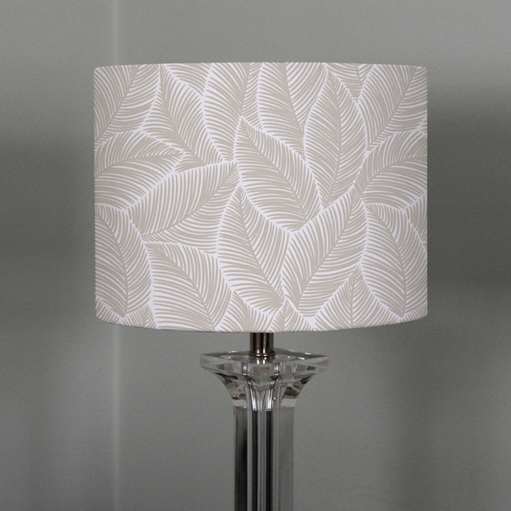 Benjamin Tate Design Small Beige Leaves Lamp Shade Image 3