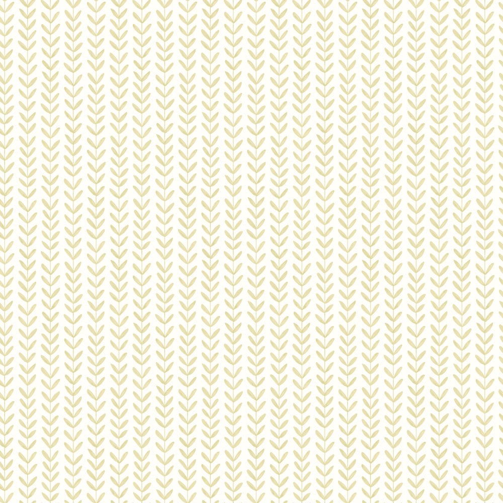 Hoopla Walls Elegance Ditsy Leaf Stripe Lichen Wallpaper Image 1