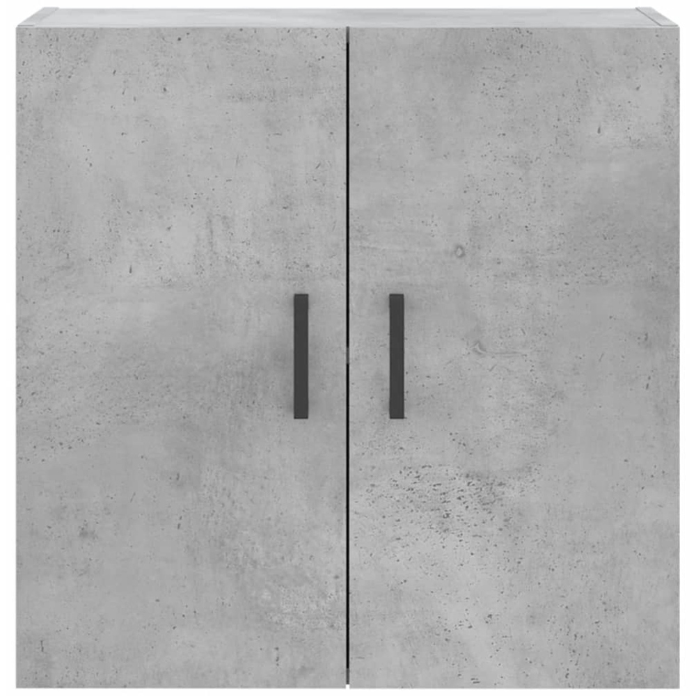 vidaXL 2 Door Concrete Grey Wall Cabinet Image 5