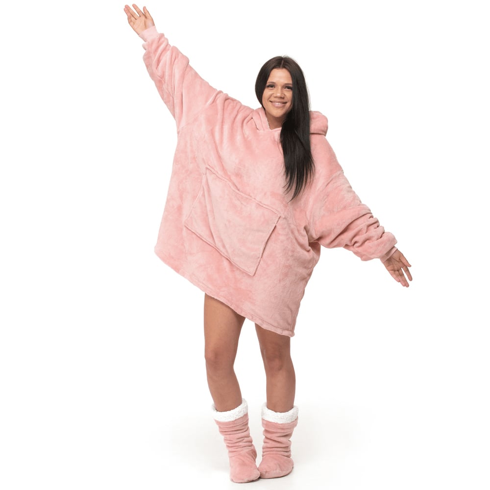Velosso Hoodie Oversize Blush Pink Image 3