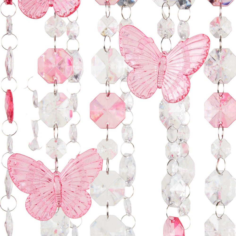 Butterfly Pendant Light Pink Image 3