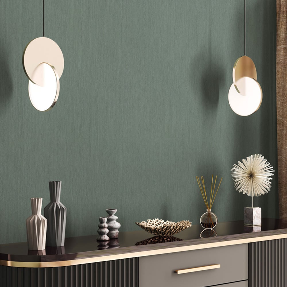 Galerie Industrial Effects Moss Green Wallpaper Image 4
