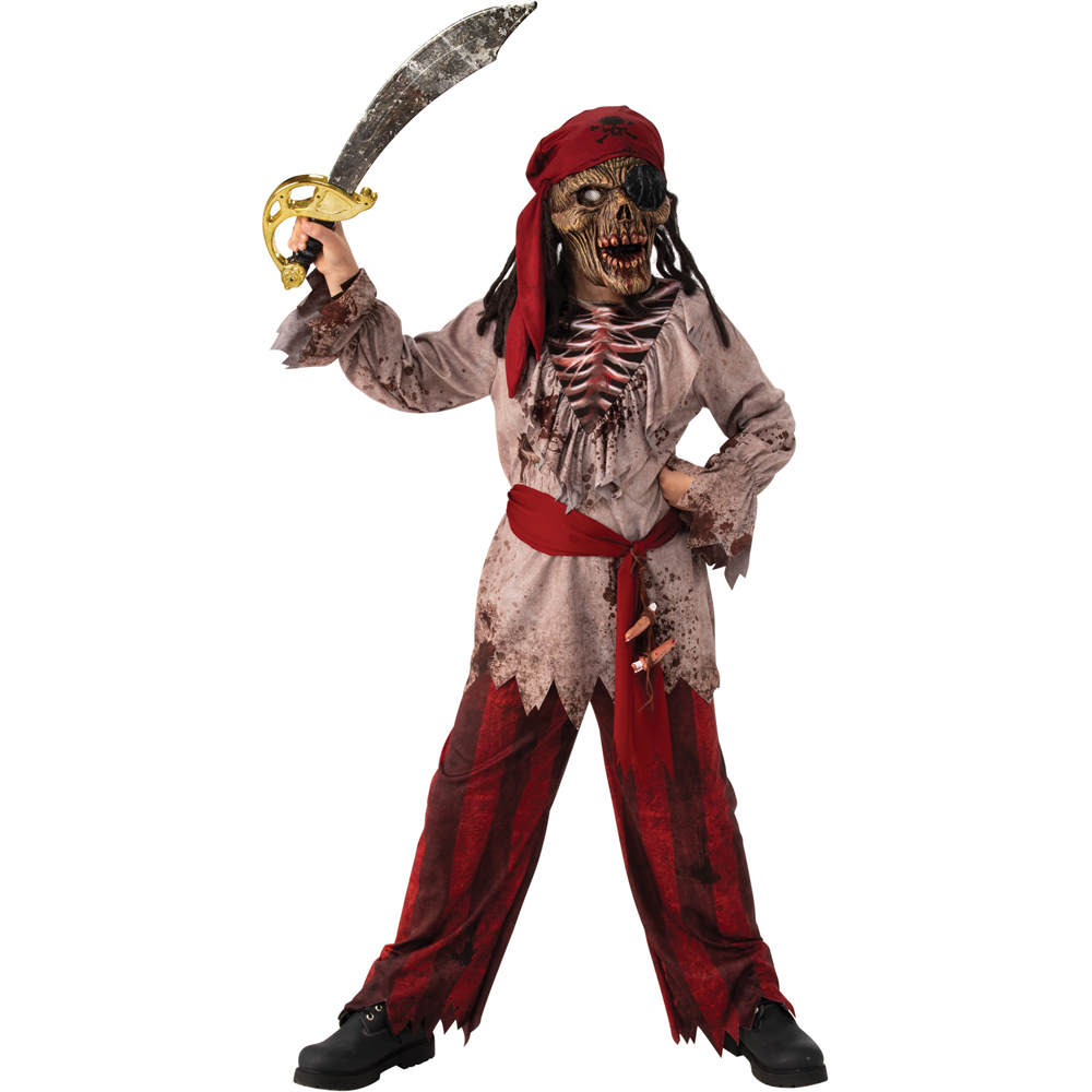 Rubies Zombie Pirate Halloween Costume 3 to 4 Years Image 1
