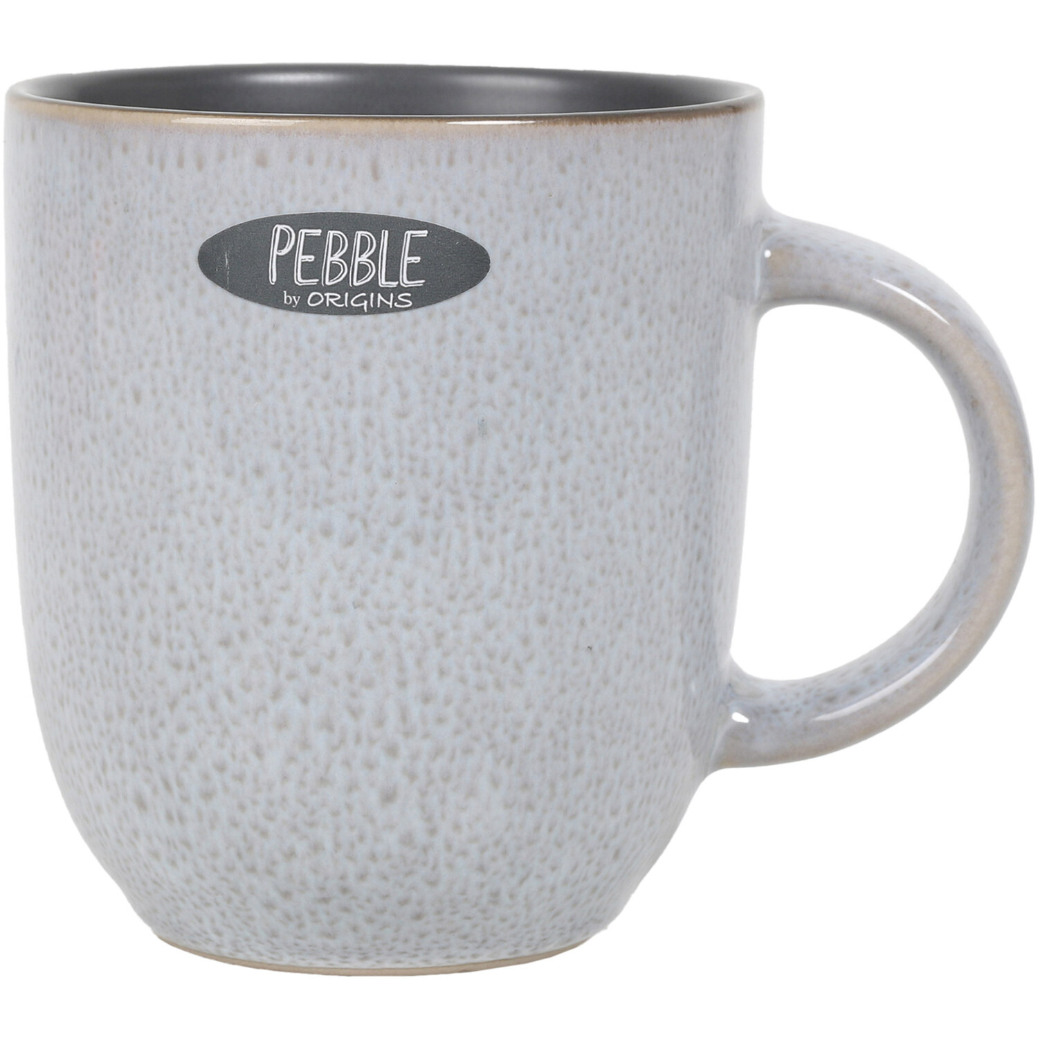 Pebble Reactive Glaze Bullet Mug - Grey Image 1