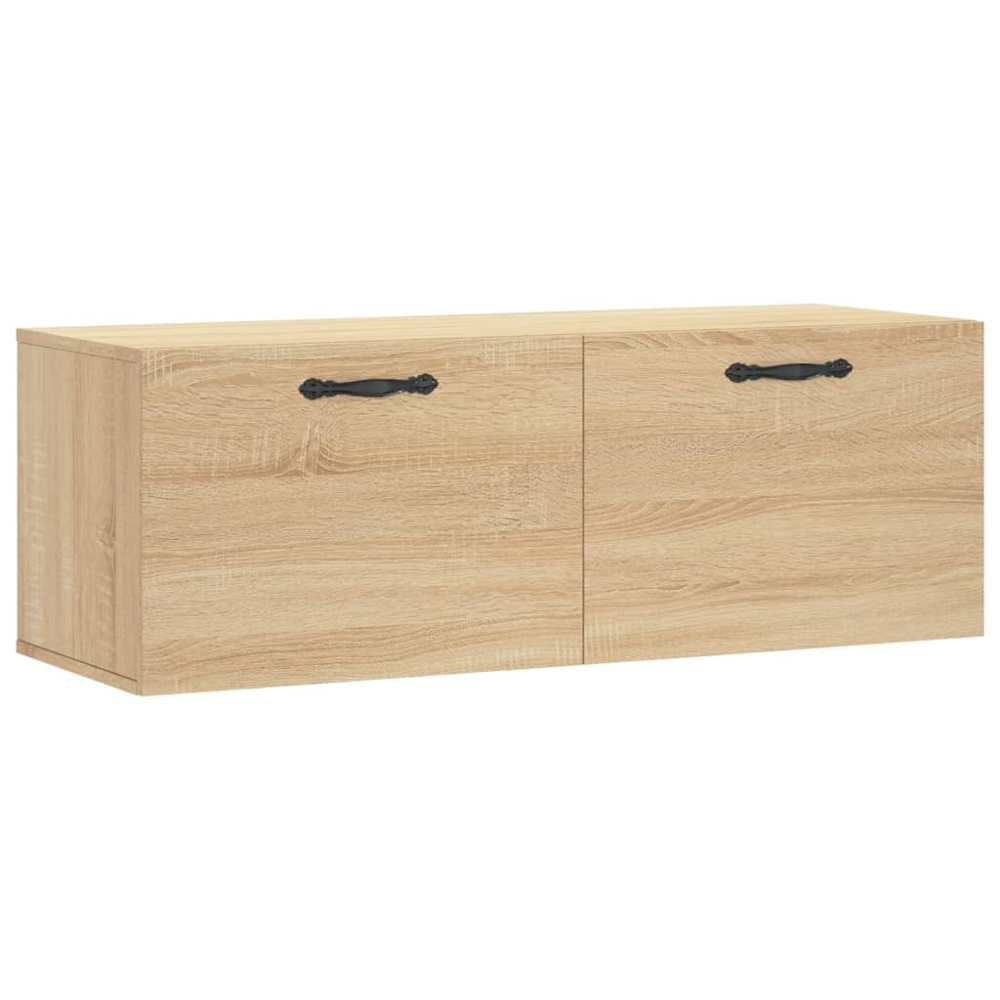 vidaXL 2 Door Sonoma Oak Wall Cabinet Image 2