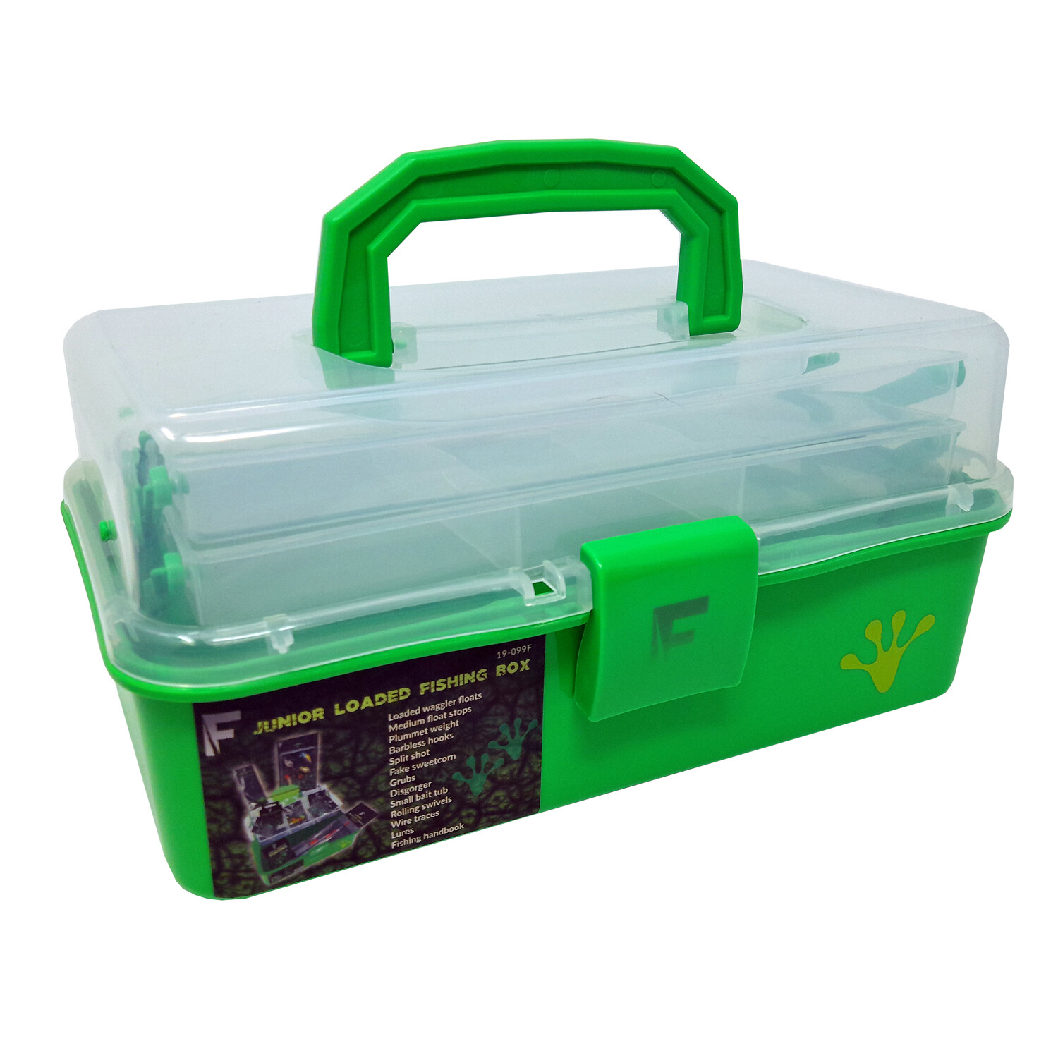 Junior Loaded Fishing Box - Green Image 1