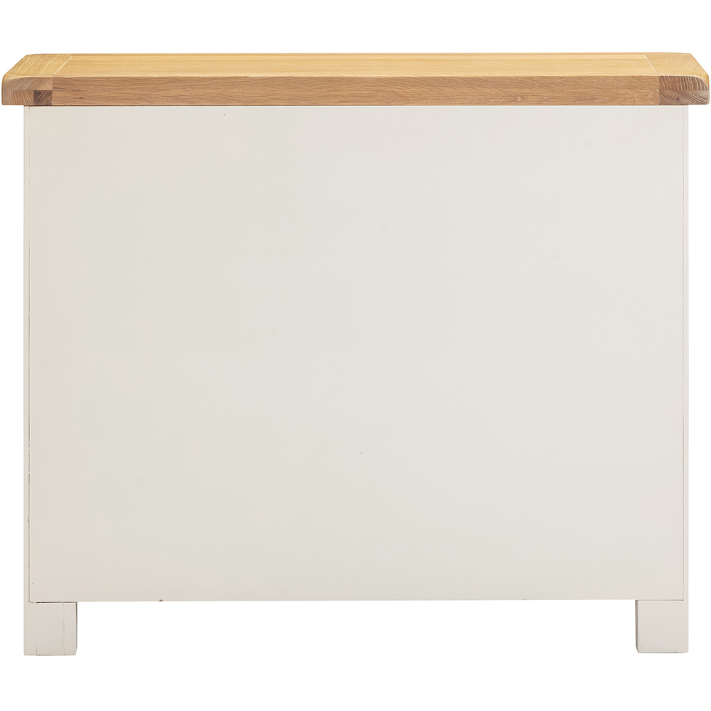 Seconique Windsor 3 Drawer Ivory and Oak Storage Chest Image 6