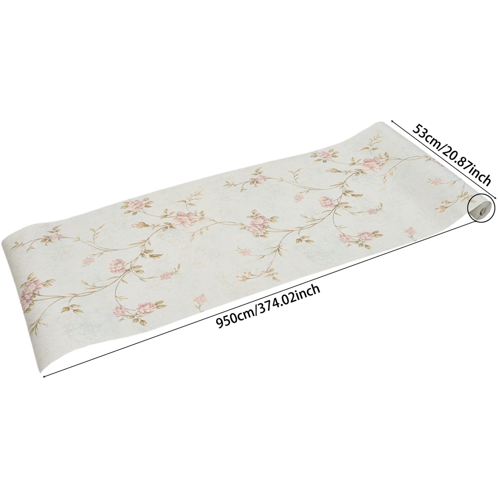 Living and Home Light Grey and Blue 3D Embossed Non-Pasted Wallpaper Roll 950 x 53cm Image 8