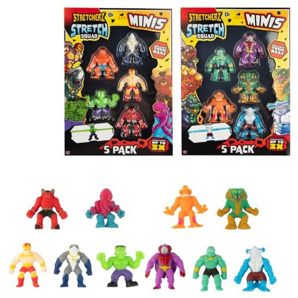 Pack of 5 Stretcherz Stretch Squad Minis Image 6