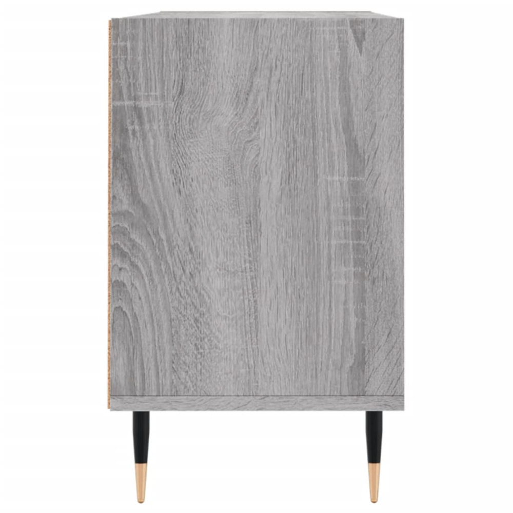 vidaXL 6 Shelf Grey Sonoma TV Cabinet Image 5