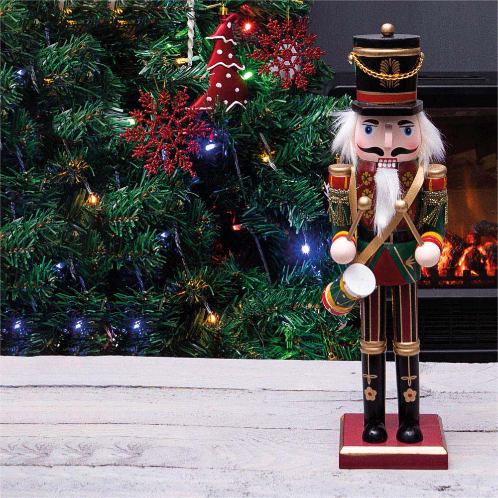 St Helens Multicolour Christmas Nutcracker with Drum Image 2