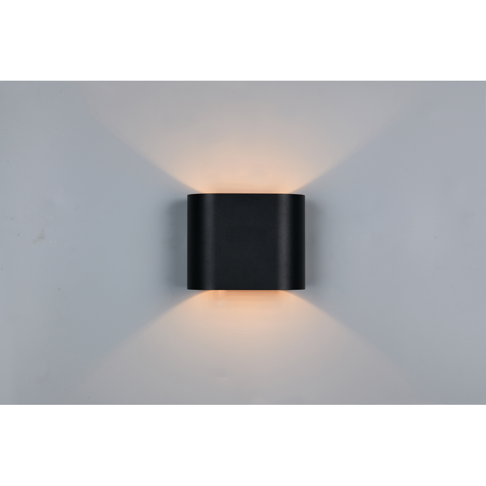 TRIO Alani Black and Gold Up and Down Wall Light Image 3