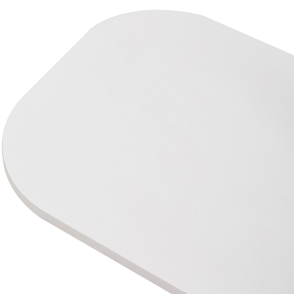 Living and Home White Adjustable C-Shaped Laptop Stand Table 45 x 28cm Image 5