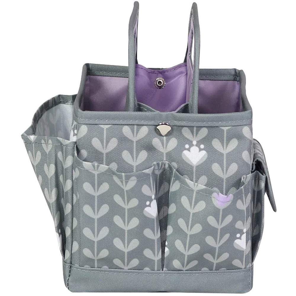 Everything Mary EVM12831-1 Grey and White Leaf Desktop Organiser 20.3 x 15.2 x 21.6cm Image 5
