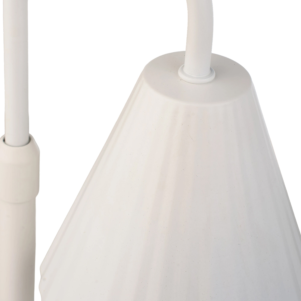 Living and Home White Height Adjustable Tabletop Candle Warmer Lamp Image 5