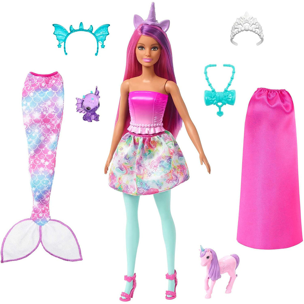 Barbie Dreamtopia Doll and Accessories Pink Image 2