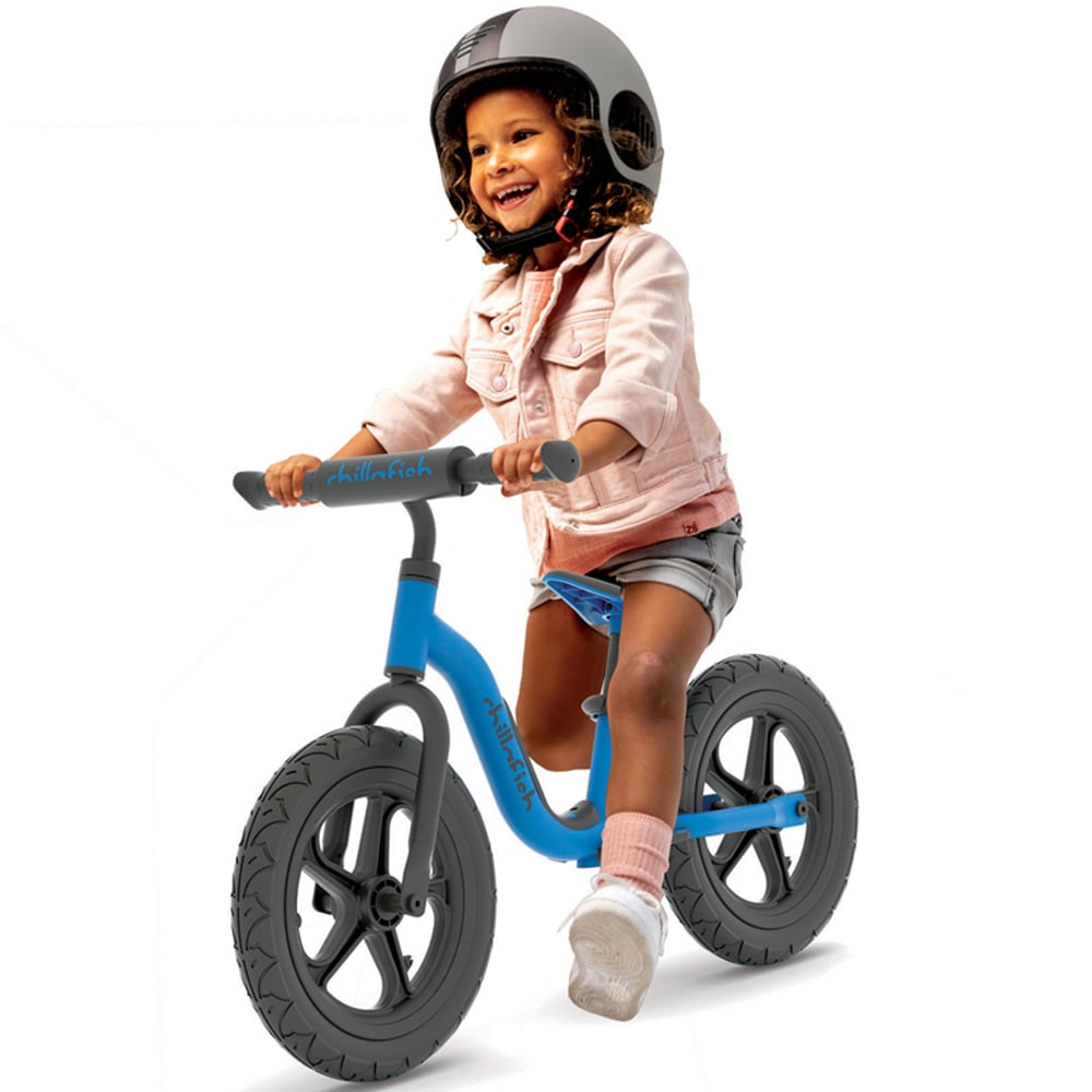 Chillafish Charlie 12 inch Sport Navy Balance Bike Image 2