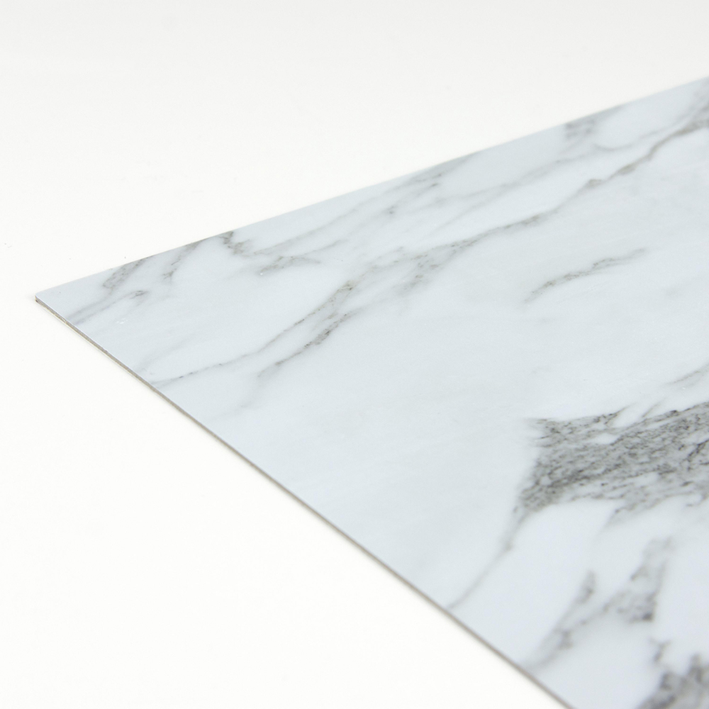 Floorpops Opaline White and Grey Peel and Stick Floor Tile 30.48 x 30.48cm 10 Pack Image 4