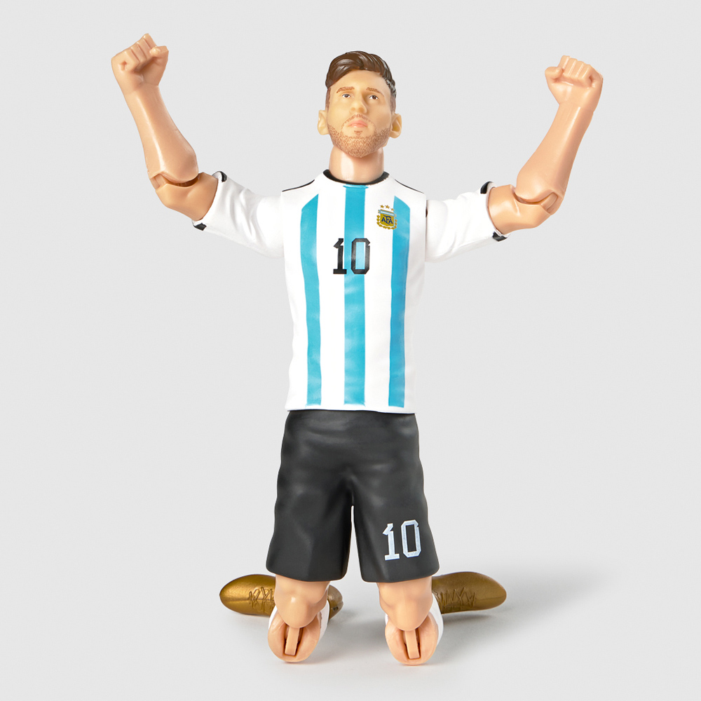 Banbo Messi Argentina Fully Articulated Football Figurine Image 4
