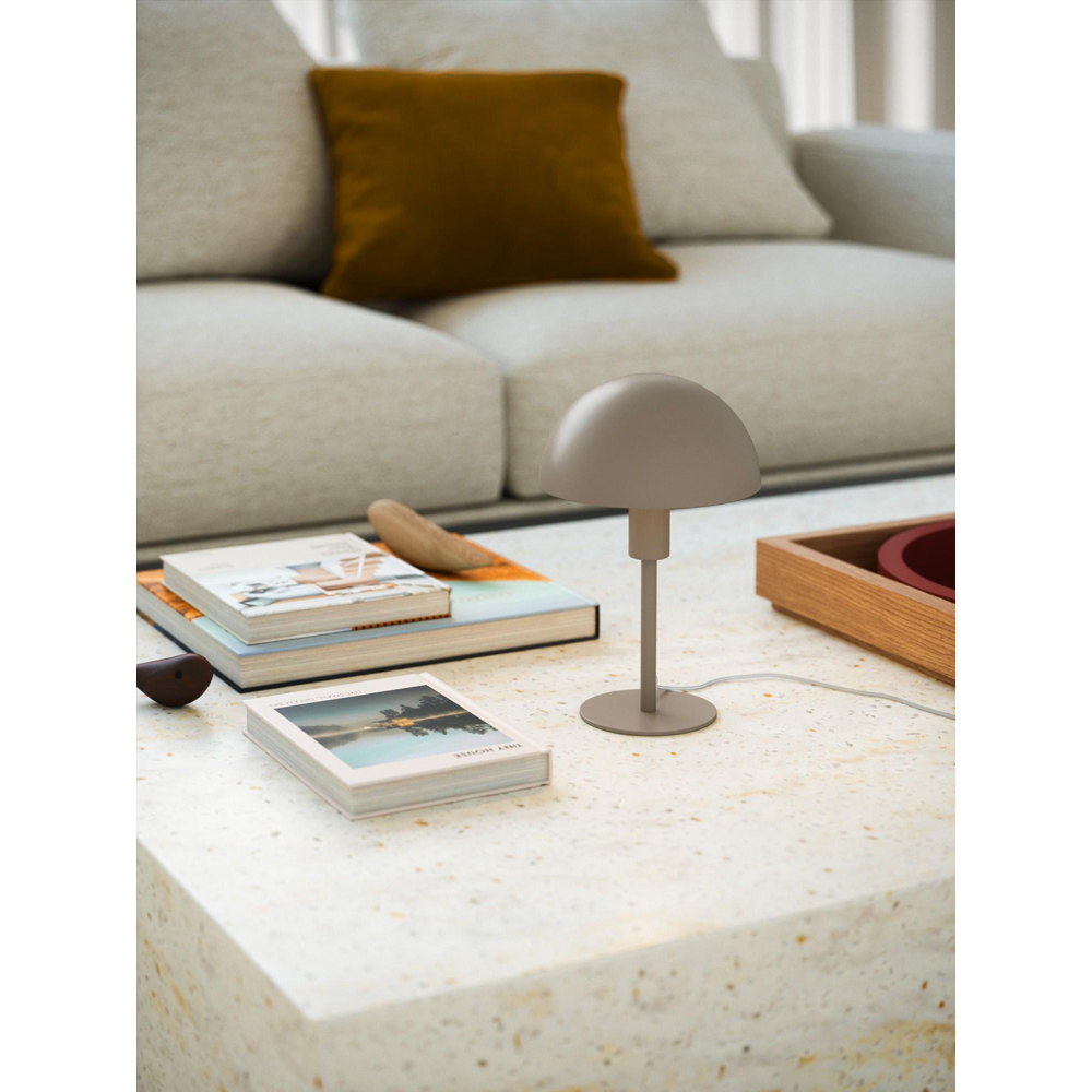 Nordlux Ellen E14 Light Brown Mini Table Lamp Image 2