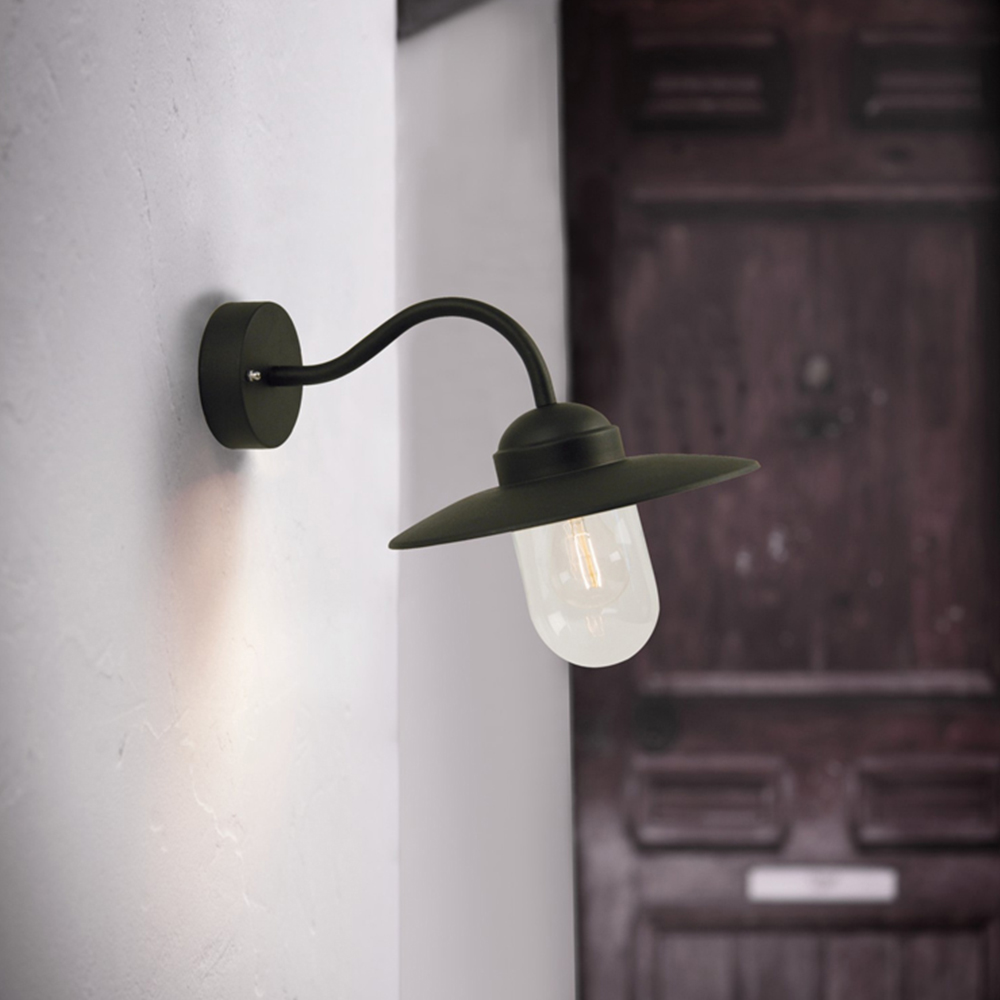 Nordlux Luxembourg Black Outdoor Wall Light Image 2