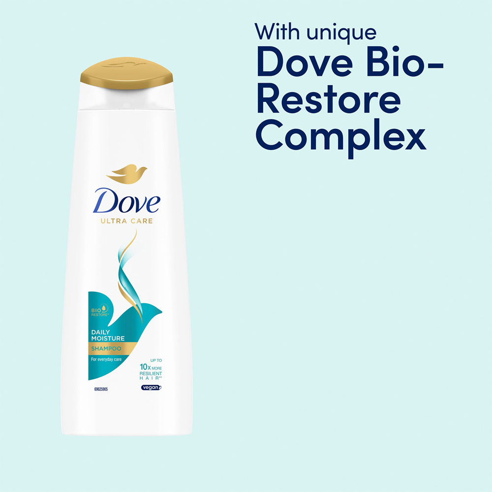 Dove Nutritive Solutions Daily Moisture Dry Hair Shampoo 250ml 3 Pack Image 5