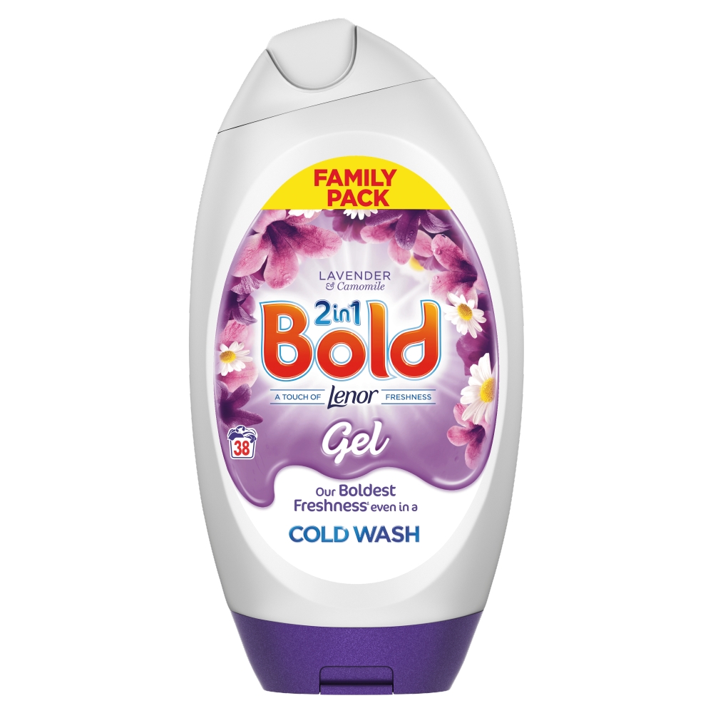 Bold 2in1 Washing Gel Lavender & Camomile Washes 38 Washes Image 2