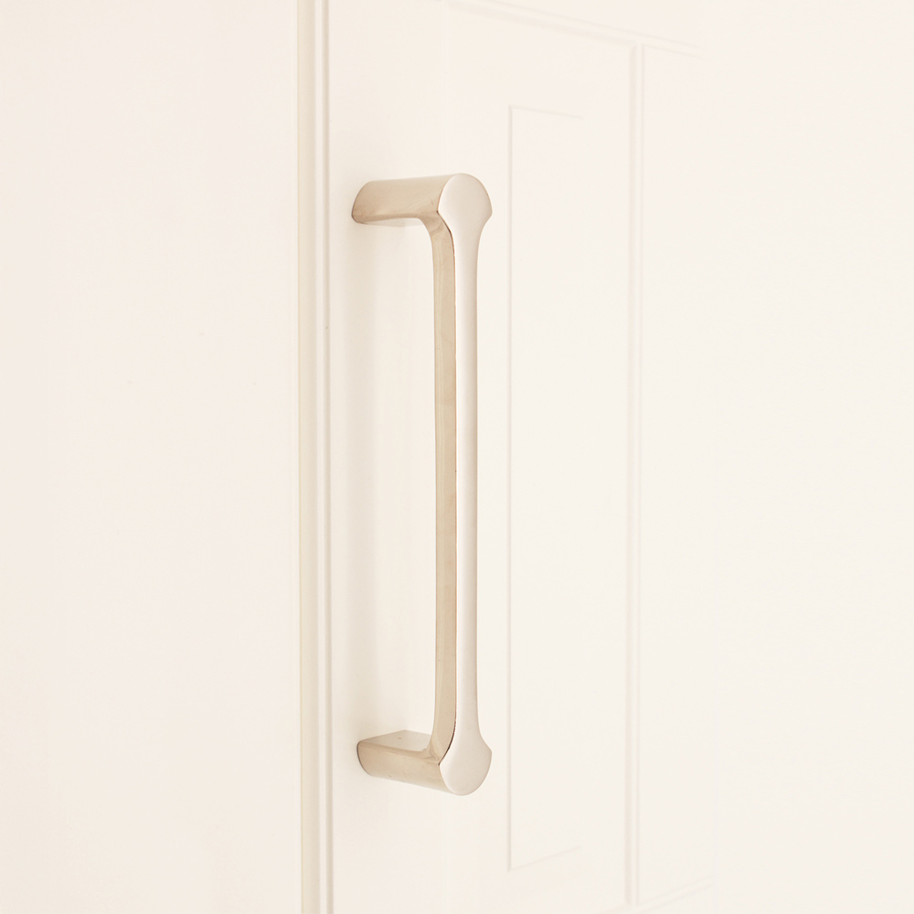 Spira Brass Tulip Polished Nickel Cabinet Pull Handle 165mm Image 2