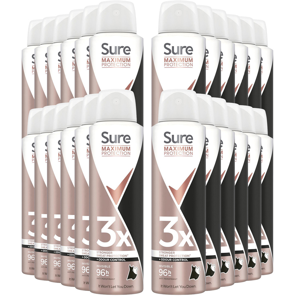 Sure Women 96H Protection Anti-Perspirant Deodorant 150ml 24 Pack Image 1