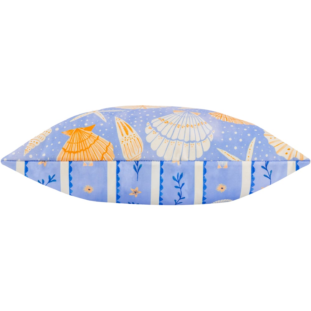furn. Blue Sea Shells Printed Polyester Filled Outdoor Cushion 45 x 45cm Image 4