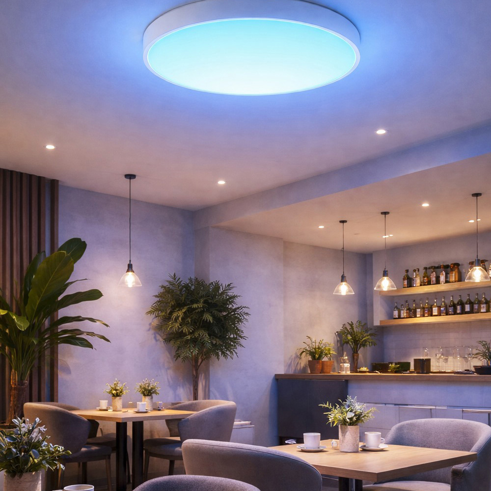 ENER-J 40W CCT Scenic Surface RGBIC LED Round Ceiling Light 380mm Image 2