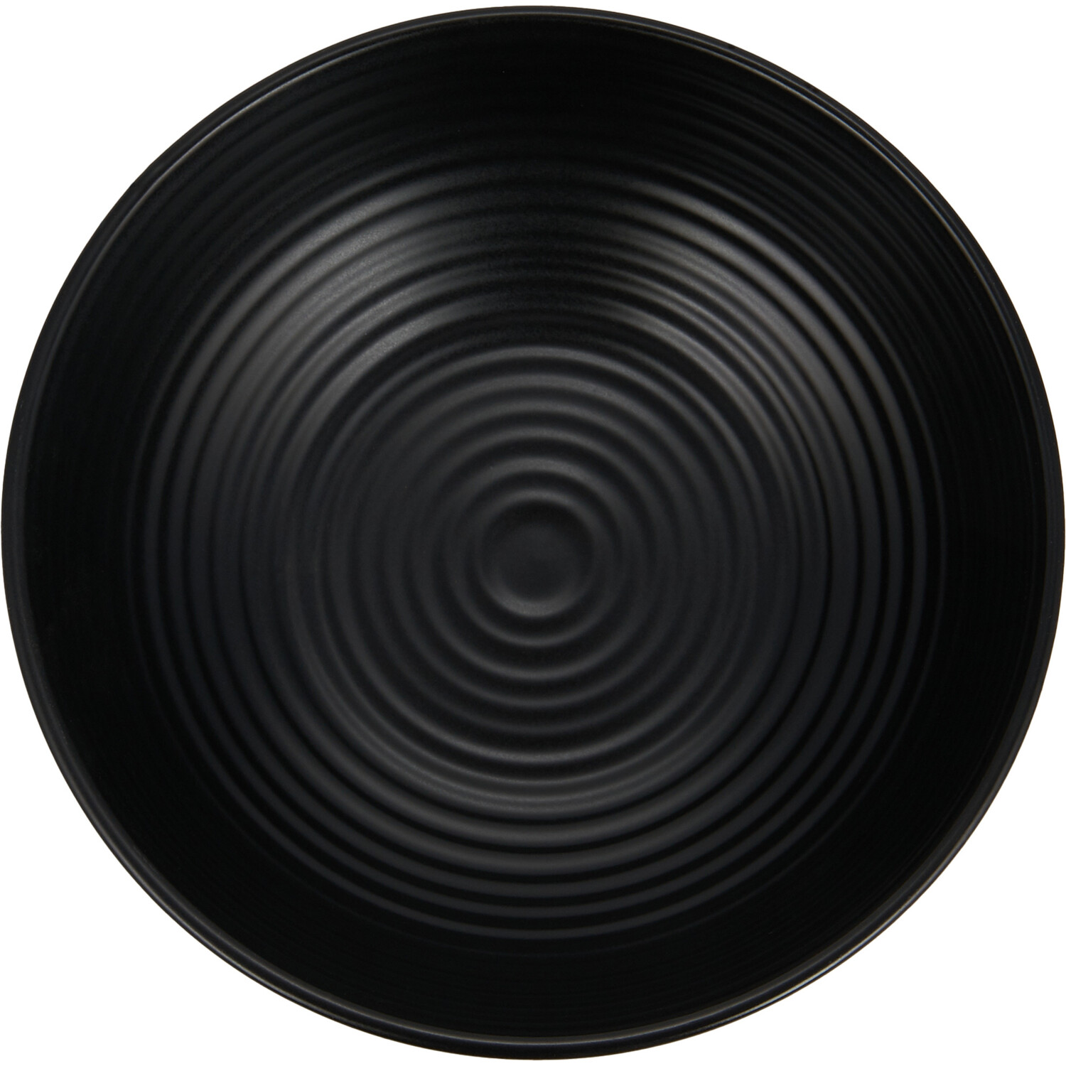 Nera Ribbed Pasta Bowl - Black Image 3