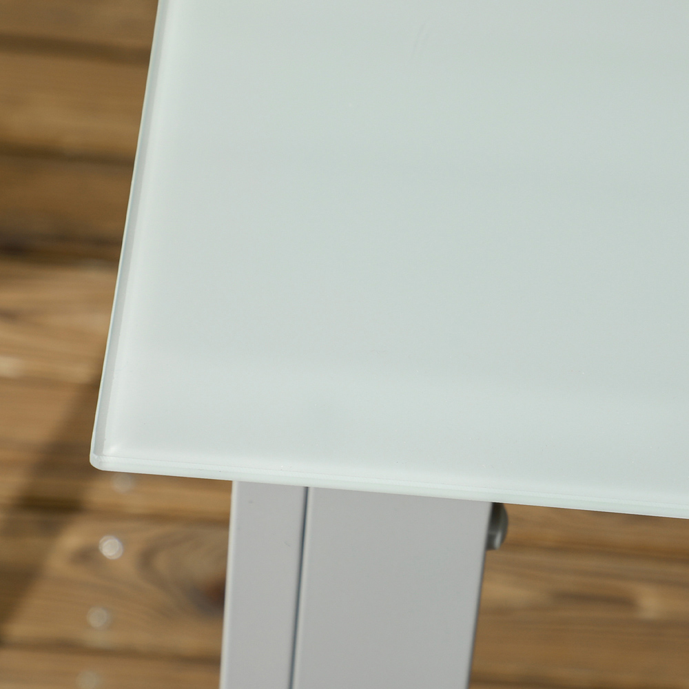 Outsunny 6 Seater Grey Garden Dining Set Image 3