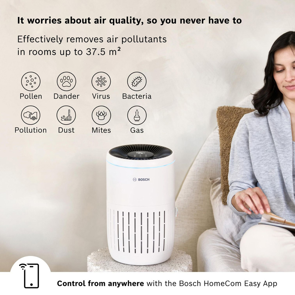 Bosch Air 2000i 3-in-1 White Smart Air Purifier Image 3