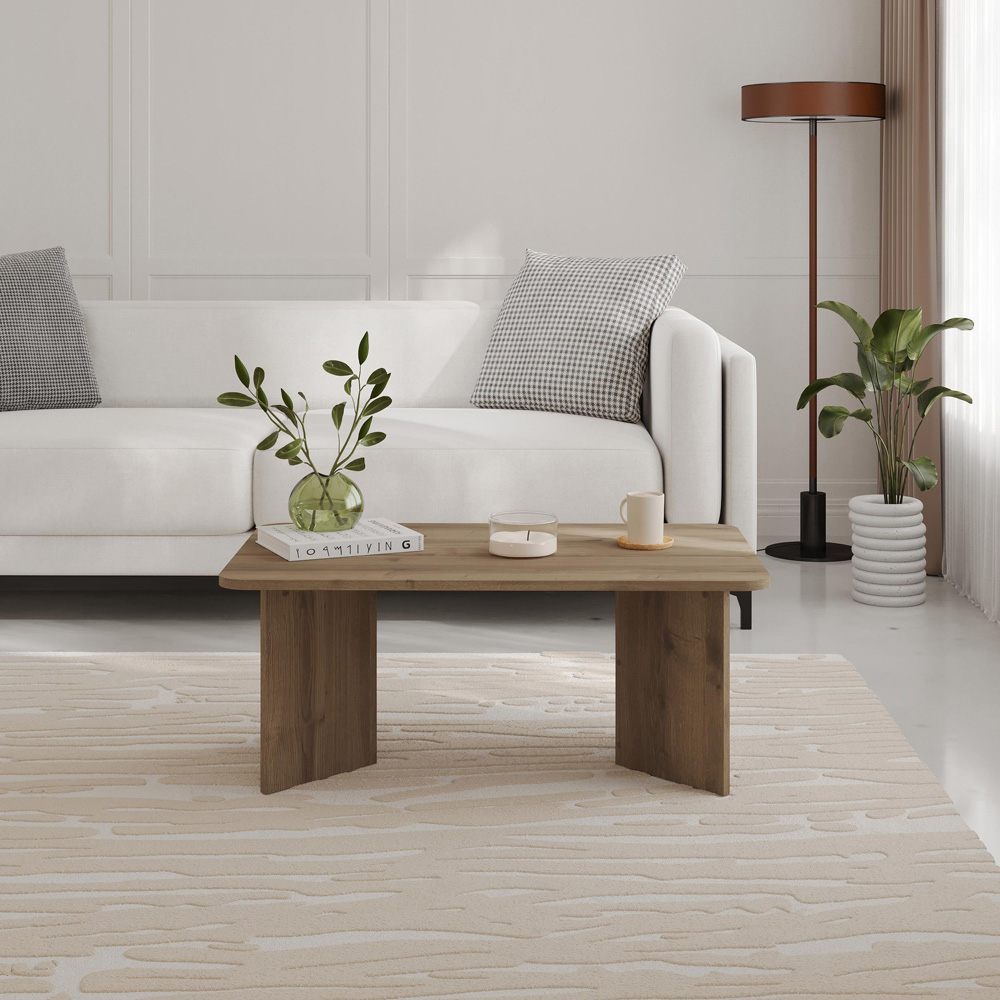 Decortie Sam Dark Oak Effect Coffee Table Image 4
