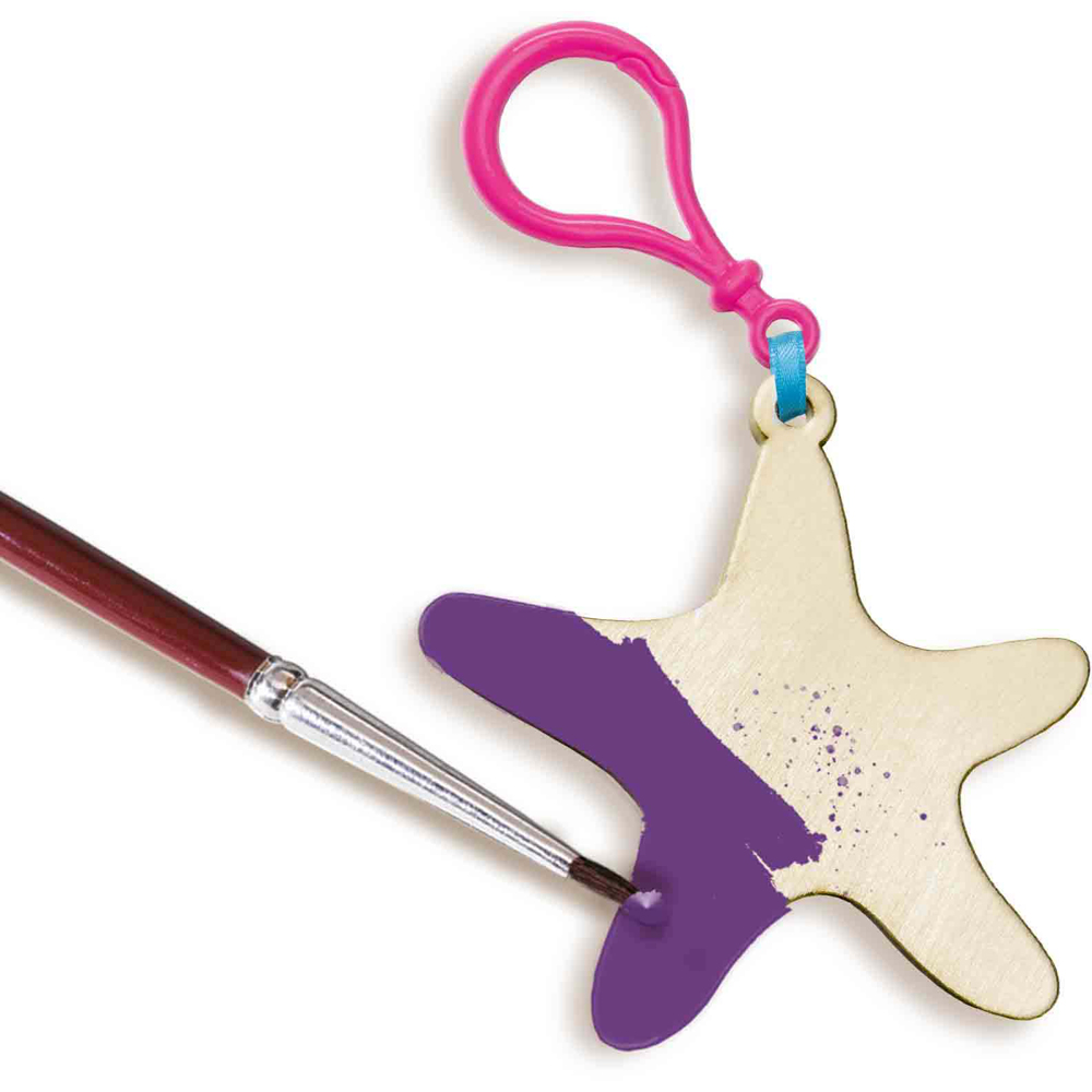 SES Creative Wooden Keychain Diamond Painting Kit Image 4