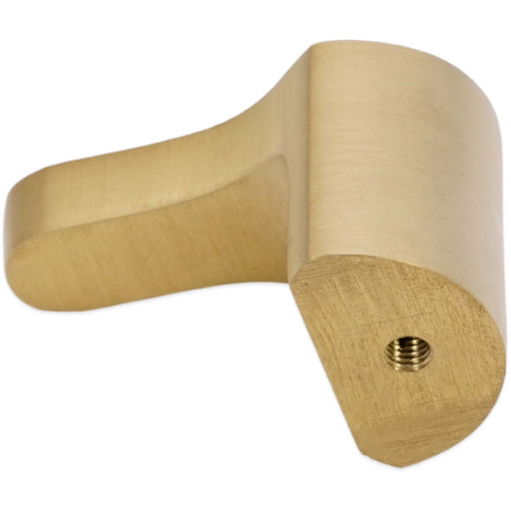 Spira Brass Tulip Satin Brass Drop Pull Handle Image 4