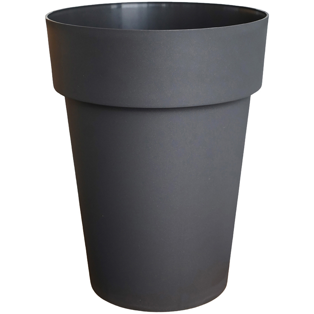 Ivyline Cleo Anthracite High Planter 55cm Image 1
