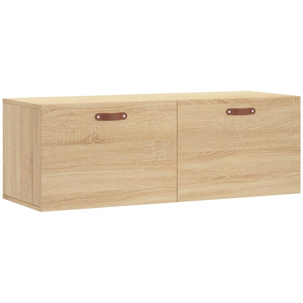 vidaXL 2 Door Sonoma Oak Wall Cabinet Image 2