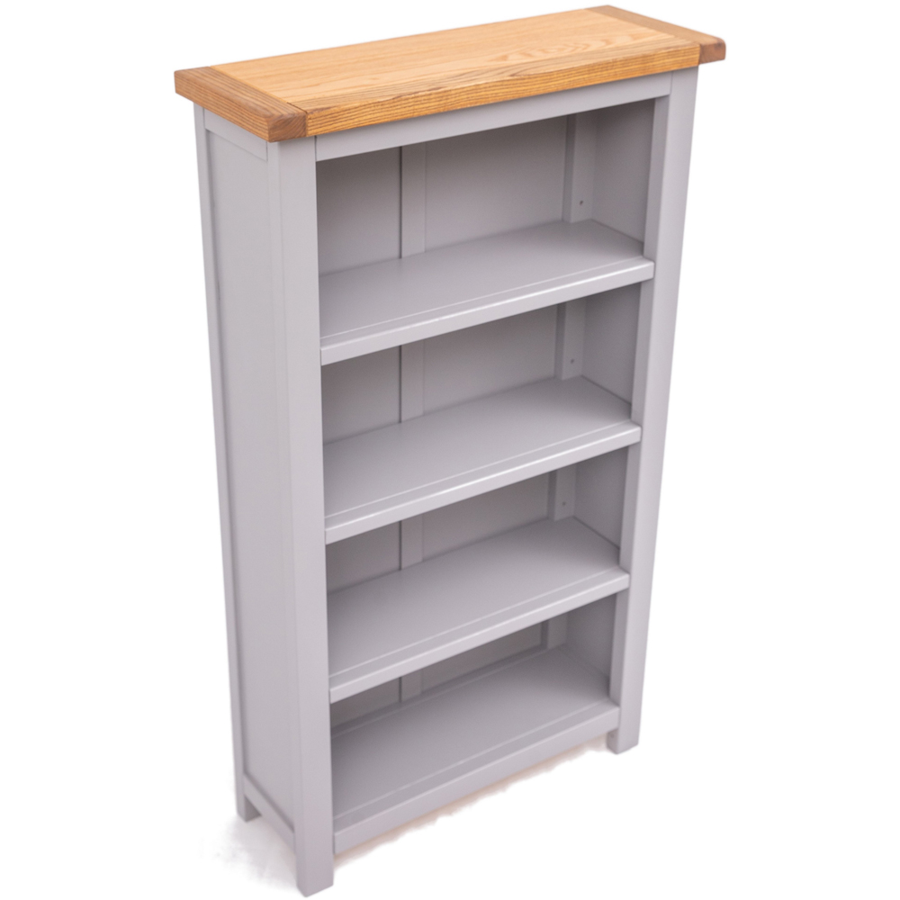 Mirano 4 Shelf Grey Bookcase Image 4