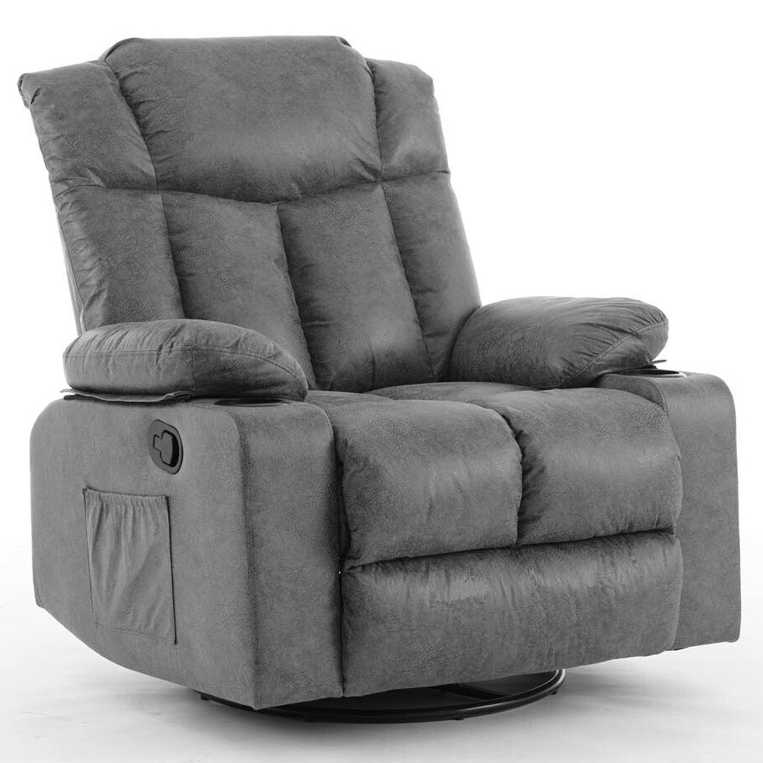 Cheston Grey Recliner Chair Image 5