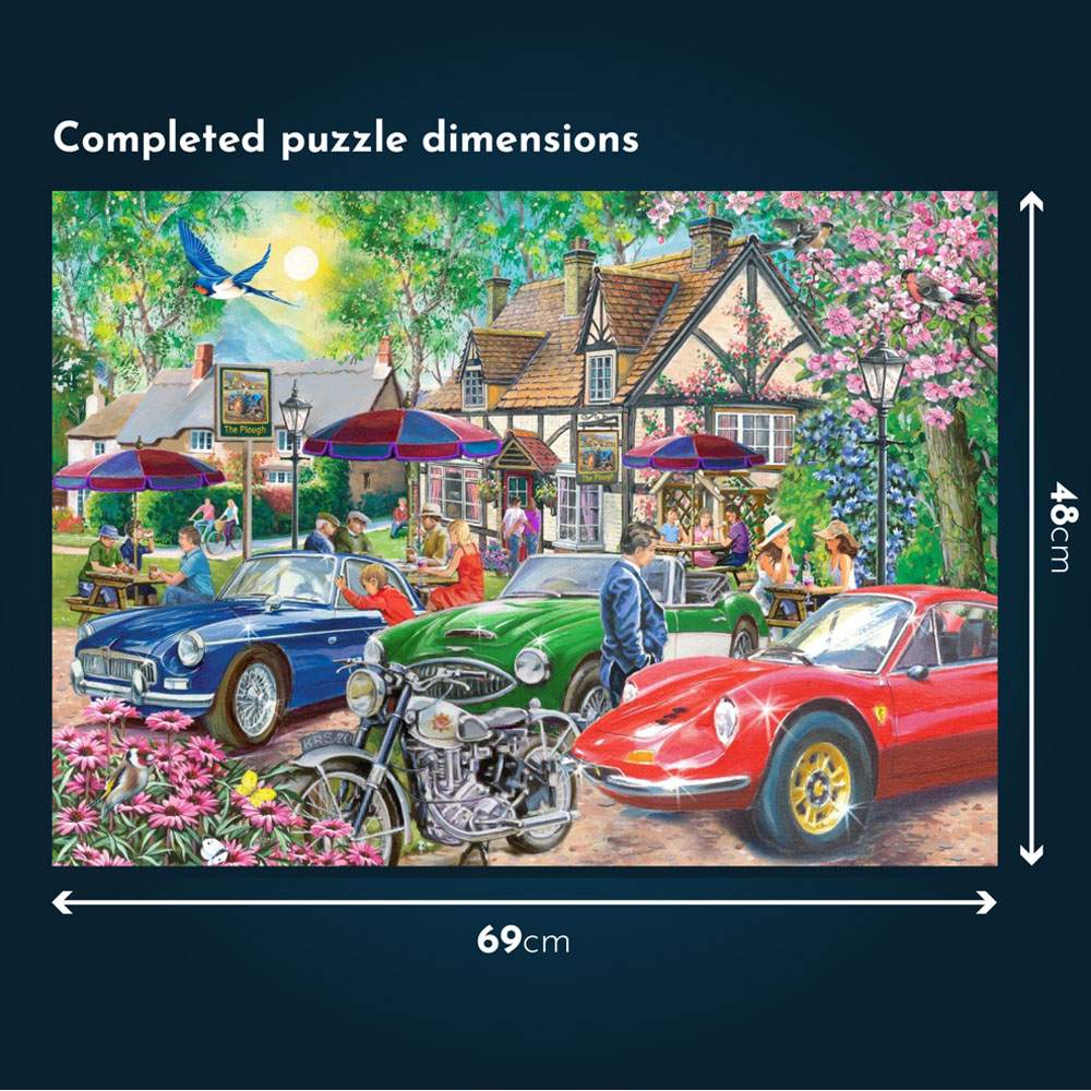 The House of Puzzles Lake View Big 500 Piece Jigsaw Puzzle Image 7
