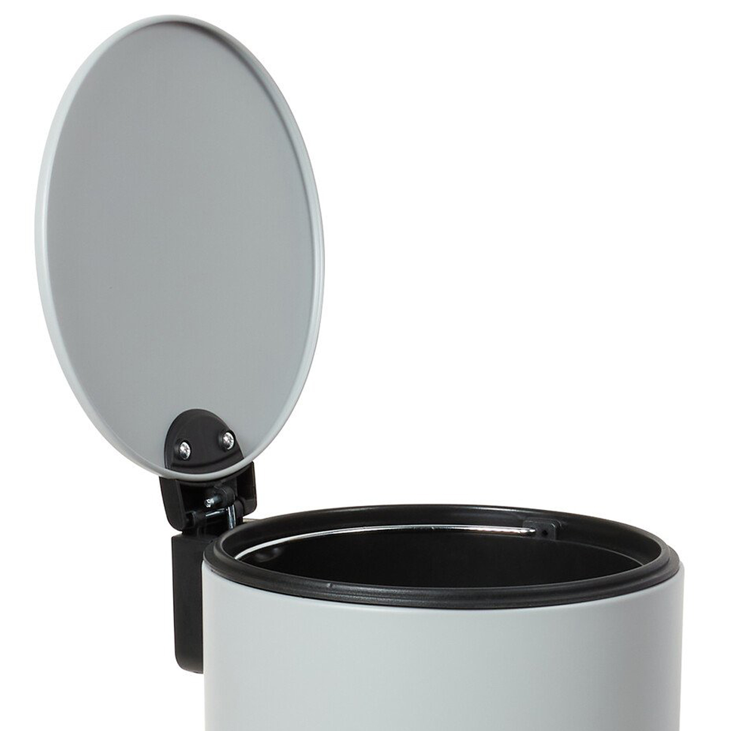 Round Pedal Bin 5L - Grey Image 6