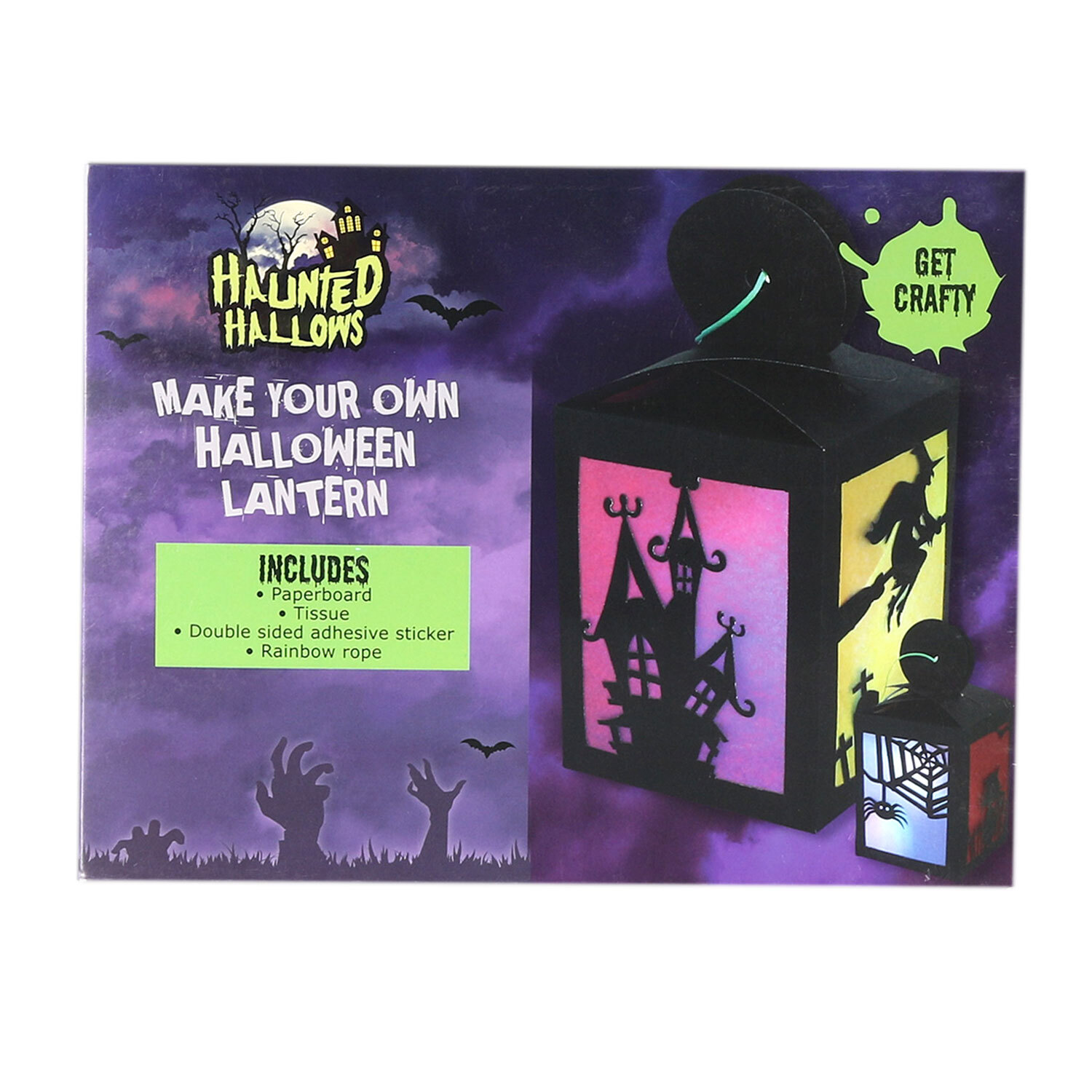 Make Your Own Halloween Cat Lantern Image