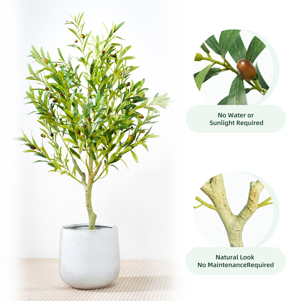 Olive Tree Indoor Artificial Plant 160cm Image 3