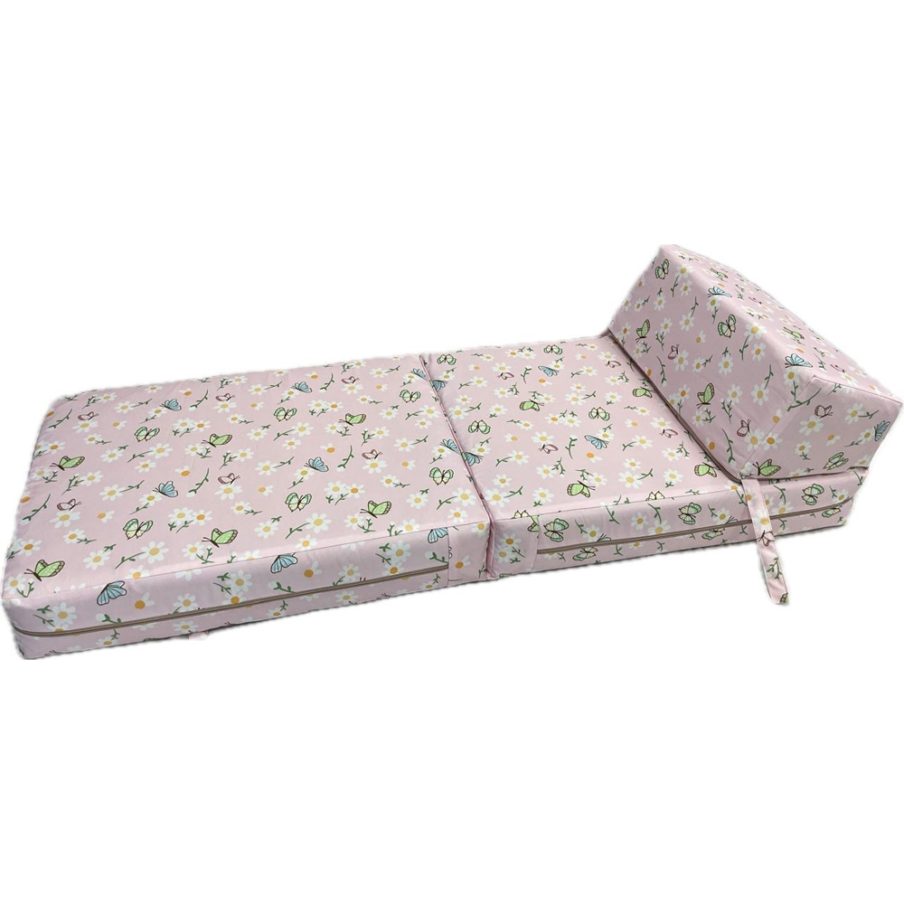 Kaikoo Single Butterfly Print Foldable Chair Bed Image 3